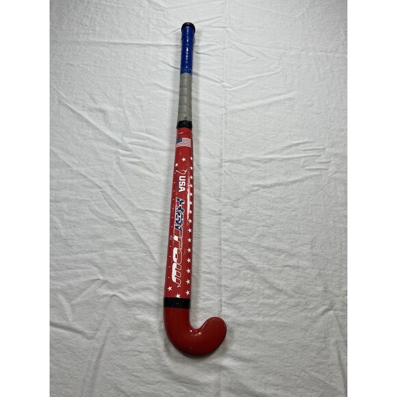 Harrow USA 28 inch Field Hockey Stick Junior Youth 25mm Bow Red White Blue - Picture 7 of 11